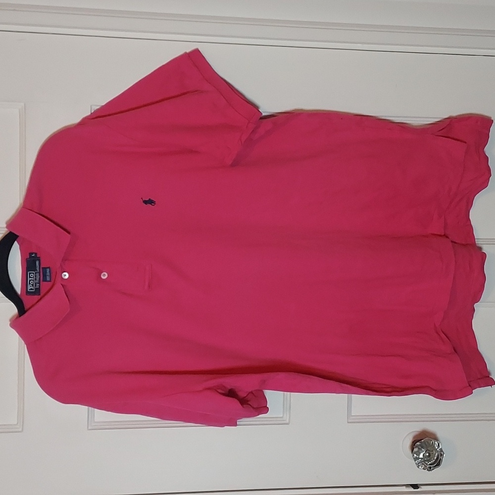 Polo Ralph Lauren Men's Classic Fit Soft Cotton Polo In Pink Size Large